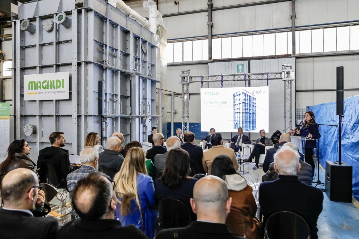 MGTES sand battery - Magaldi Green Energy