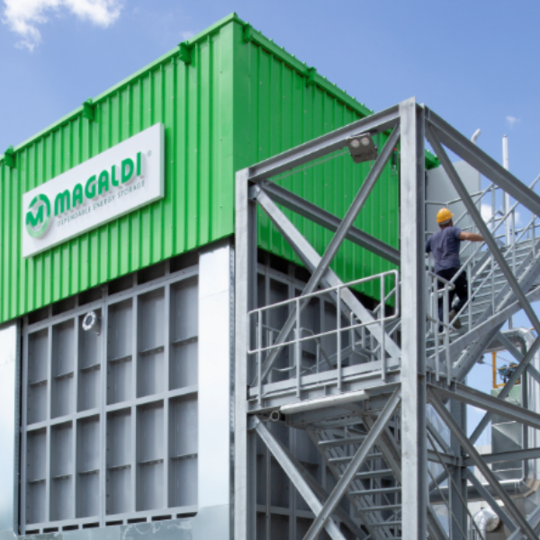 MGTES, thermal energy storage, heat battery, Magaldi