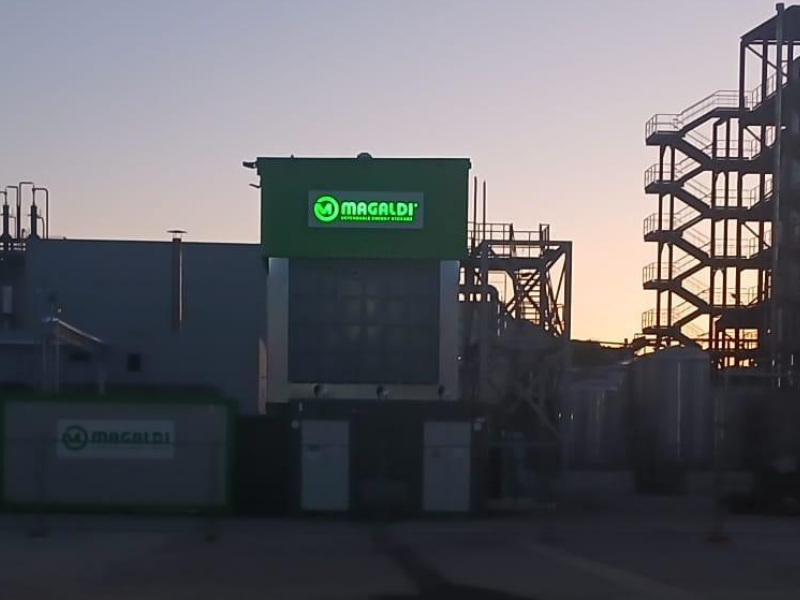 MGTES, thermal energy storage, heat battery, Magaldi