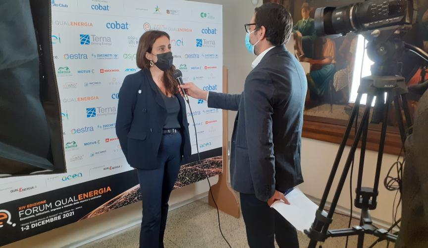Letizia Magaldi interviewed at the XIV QualEnergia Forum