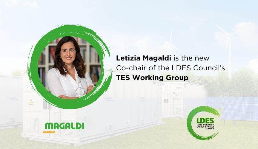 Magaldi Green Energy announces the appointment of Letizia Magaldi as Co-chair of the LDES Council's TES working group